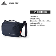 Gregory Nano shoulder bag กระเป๋าสะพายข้าง กระเป๋าสะพายไหล่