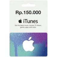 Apple App Store & iTunes Gift Card (IDR 150.000)
