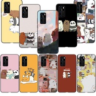 Honor X7 X7A 5G X8a X8 5G TPU Silicone Phone Cover Soft Case AR47 We Bare Bears