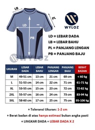 BAJU KAOS OLAHRAGA COUPLE DRY FIT LARI GYM RUNNING SEPEDA WYLOZ SPORT
