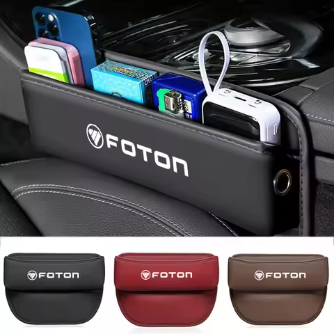 Car Front Seat Slit Catcher Side Seat Gap Filler Organizer Special Seat Crevice Storage Box for Foto