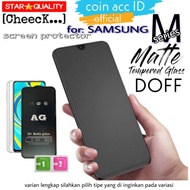 Matte tempered glass Full 9D SAMSUNG M62/M22/A22/M31/M21/M12/M30s/M51/M02s/M20/M10/M01/A01 core - do