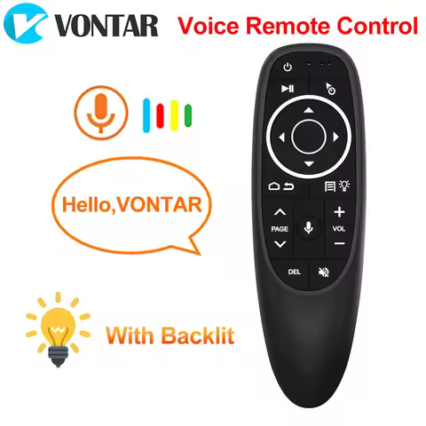 VONTAR G10 G10S Pro Voice Remote Control 2.4G Wireless Air Mouse Gyroscope IR Learning for Android t