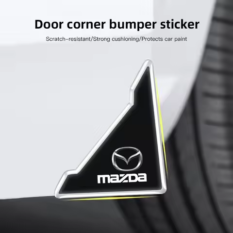 2/4Pcs Car Door Corner Cover Sticker Anti Scratch Protection Decals For Mazda 2 6 3 CX5 CX80 CX70 CX