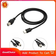 3.2Ft Type C /Micro Usb Male To Usb B Type Male Data Otg Cable Printer Cable For Mobile Tablet  Mobi