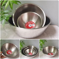 Premium Zebra 304 Stainless Steel Mixing Bowl - Many Sizes From 16cm To 40m