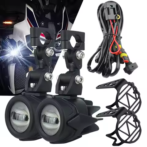 Auxiliary Lights for BMW Motorcycle 40W 6000K Spot Driving Fog Lamps For BMW R1200GS F800GS F700GS F