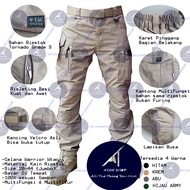 Atjin- Celana Tactical Panjang W-Tac Force Pria Material Ripstop Tornado Grade Militer [ 4 Warna-Siz