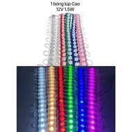 DTP - 1.5W Super Bright Convex Eye LED 12V - Led Module 1 1.5W Edge Light Bulb - Super Bright 1.5W 1