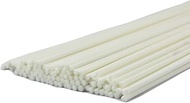 Simoutal Set of 100pcs Fiber Reed Diffuser Sticks for DIY Essential Oil Aroma Diffuser White 8" x3mm
