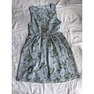 axes femme sky blue floral dress thrifted japan lace cute shoujo core skirt vibe soft girl aesthetic