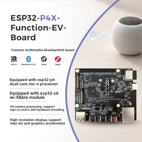 Dual Core RISC V ESP32 P4 Chip Espressif ESP32 P4X Function EV Board Multimedia Development Board Wi