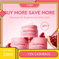 G-2-G 3IN1 Niacinamide Brightening Moisturizer Whitening Glowing Gel Fades Dark Spot Day Night Face 