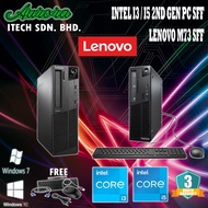 ( OFFER I3 / I5 2ND GEN SFF PC ) PC LENOVO M73 I3 / I5 2ND GEN SFF , 4GB / 8GB RAM DDR3 , 250GB HDD 