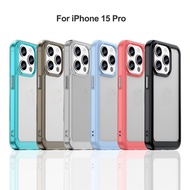 Transparent Color Casing for iPhone 15 / 15 Pro / 15 Pro Max / 15 Plus / 14 / 14 / 14 Pro Max / 14 P