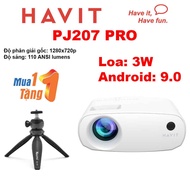 Genuine 1080p Mini HAVIT PJ207 PRO Projector - Full HD 1080p - Android TV 9.0 Operating System - Wifi - 12 Months Warranty