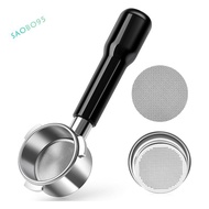 54mm Bottomless Portafilter, Espresso Bottomless Portafilter with Puck Screen and Stainless Steel Fi