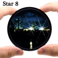 KnightX Star Line Star Filter 4 6 8 Piont Streak Effects for Canon Nikon Sony Fujifilm dslr color li