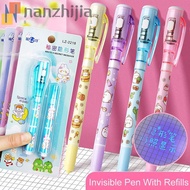 NANZHIJIA Cute Invisible Marker, Mysteriously Disappearing Led UV Lamp Invisible Pen With Refills, F