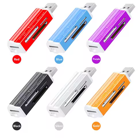 4 in 1 Micro SD Card Reader Flash USB Memory Card Reader For Memory Stick Pro Duo Micro SD/T-Flash/M