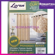 READY STOCK Langsir Siap Sedia Ring Eyelet Langsir Mondego Series Pintu Door Curtain 140x260cm