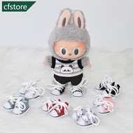 CFSTORE 17cm Cotton Canvas Shoes for Labubu Dolls Sports Boots Casual Doll Shoes, 3.8cm Doll Accesso