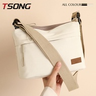 TSONG Women's Fashion 2in1 Canvas bag shoulder bag na maaaring gamitin bilang Shoulder Bag o Tote Ba