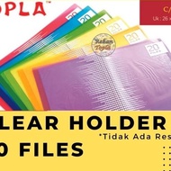 NEW ARRIVAL!!! MAP CLEAR HOLDER FOLIO ISI 20 FILE / CLEAR HOLDER FOLIO