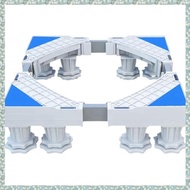 (SZHA) Mini Fridge StandAdjustable Washing Machine Stand Base with 8 FeetLaundry Pedestal for 16-25 