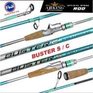 (5'6"ft-7'0"ft) Ajiking Buster Spinning/Casting Fishing Rod Max Load 6kg-10kg 24Ton Construction Fuj