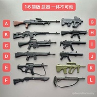 New Product 1/6 Soldier Lite Gun M4 MP5 Thunderbolt Submachine Gun (Slight Defect in Bulk) Model