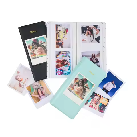 64 Pockets Photo Film Album Storage Book For 600 Film For Fujifilm Instax Wide 300 210 Link Printer 