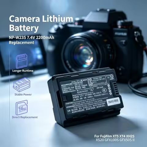 NP-W235 Camera Battery Rechargeable Lithium Battery For Fujifilm XT5 XT4 XH2S XS20 GFX100S GFX50S II