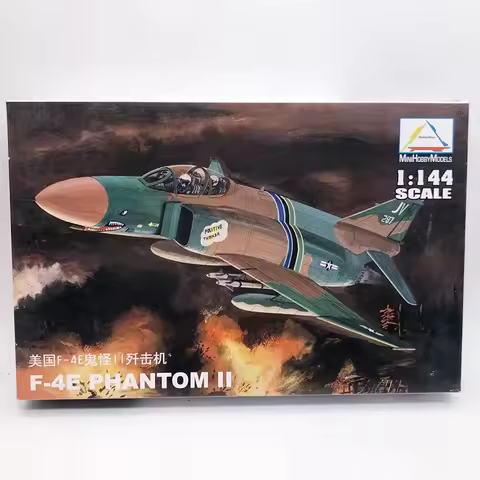 1:144 USA F-4E PHANTOM II Fighter America Air Force Aircraft Military Assembly Aircraft Model