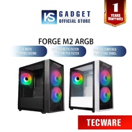 TECWARE FORGE M2 ARGB TG M-ATX CHASSIS - BLACK / WHITE [READY STOCK]