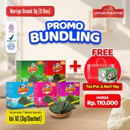 (BUNDLING PACKAGE) HALAL NORIGO SNACK 3GR 5 BOXES FREE 1 BOX NORI YAY + PVC BAG seaweed halal seawee