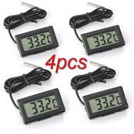 1/2/4 PCS Digital LCD Thermometer Temperature Monitor with External Probe for Fridge Freezer Refrige