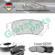 Münster Disc Brake Pad Rear for Lexus GS300 GRS190 3.0 GS430 UZS190 4.3 2005-2011 3GR-FSE 3UZ-FE