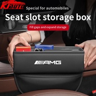 Benz AMG Car Seat Gap Organizer M Power Auto Seat Crevice Storage Box For Benz A B C E S Class AMG E200 W210 W203 W124 W204 W211 W123 W205 W212 W203 C200 E350 A180 CLA A45 E240