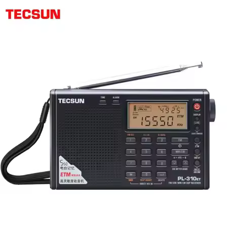 Tecsun PL-310ET Portable Radio High Signal Strength FM/AM/SW/LW Stereo Receiver with Digital LED Dis
