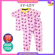 (1-12Y) Baju Tidur Budak Kanak-Kanak 1 - 12 Tahun Lelaki Perempuan / Kids Pyjamas years Boys Girls Borong Viral Murah