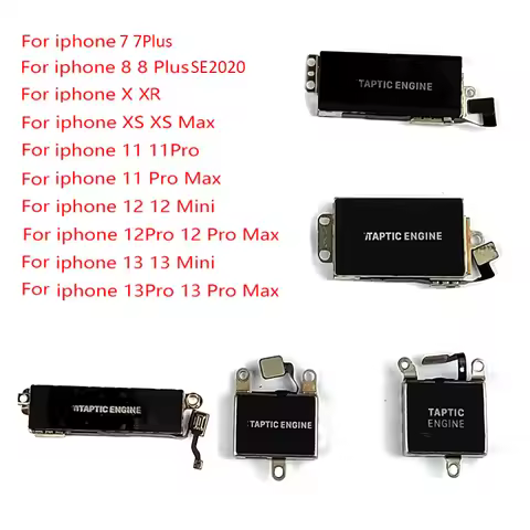 OEM Linear Taptic Engine Vibrator Motor for iPhone 7 8 Plus X XR Xs 11 12 13 Pro Max Mini Silent Mod