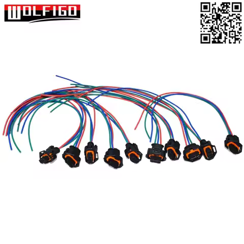 1/4/10pcs 3Pin Camshaft Position Sensor Connector Harness Plug 5S1348,PC641 For Mercedes C300 C350 E