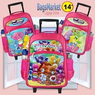 สินค้าใหม่ !! CareBears กระเป๋าเป้นักเรียน Wheal มีล้อลาก 14 นิ้ว กระเป๋าลากของเด็ก กระเป๋าเดินทางเด็ก ลายหมีแคร์แบร