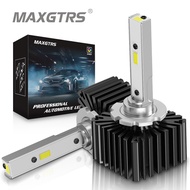 MAXGTRS 2X D2S D1S แคนบัสที่สว่างมากไม่มีข้อผิดพลาดไม่ D3S D4S ไฟหน้ารถหลอดไฟ LED 100W 6000K HID สำห
