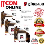 KINGSTON V90 CANVAS REACT PLUS HC10 U3 UHS-II D MEMORY CARD