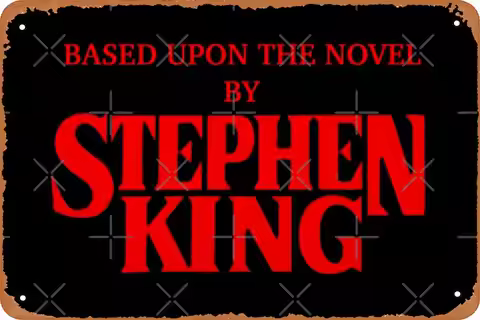 Metal Sign - Stephen King Tin Poster 12 X 8 Inches