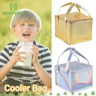 HUAYUEJI Thermal/Cooler Bag Foldable Durable Ice Storage Box Aluminum Foil