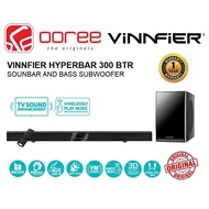 VINNFIER HYPERBAR 300 BTR WIRELESS BLUETOOTH LED DISPLAY SPEAKER SOUNDBAR WITH BASS SOUNDWOOFER, REM