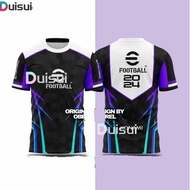 eFootball 2024 Sublimation Tshirt • Baju eFootball 2024 • Baju Peminat Esport eFootball 2024